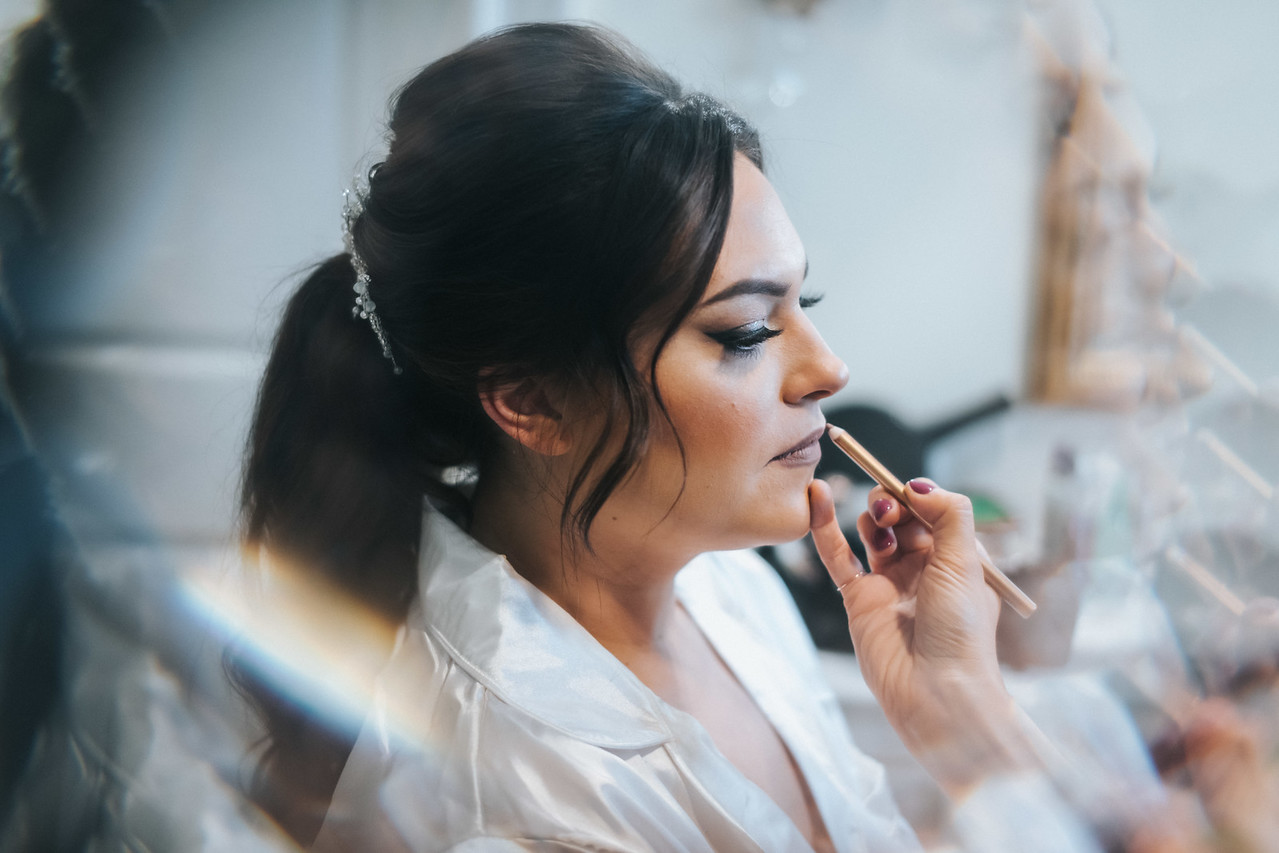 Bridal makeup by Jacqueline Cole