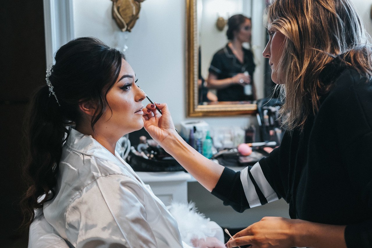 Bridal makeup by Jacqueline Cole