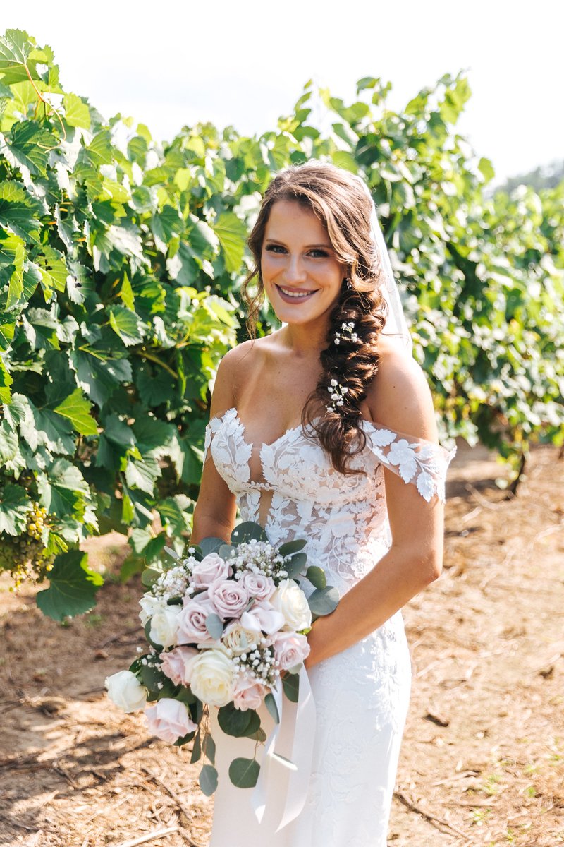 Bridal makeup by Jacqueline Cole