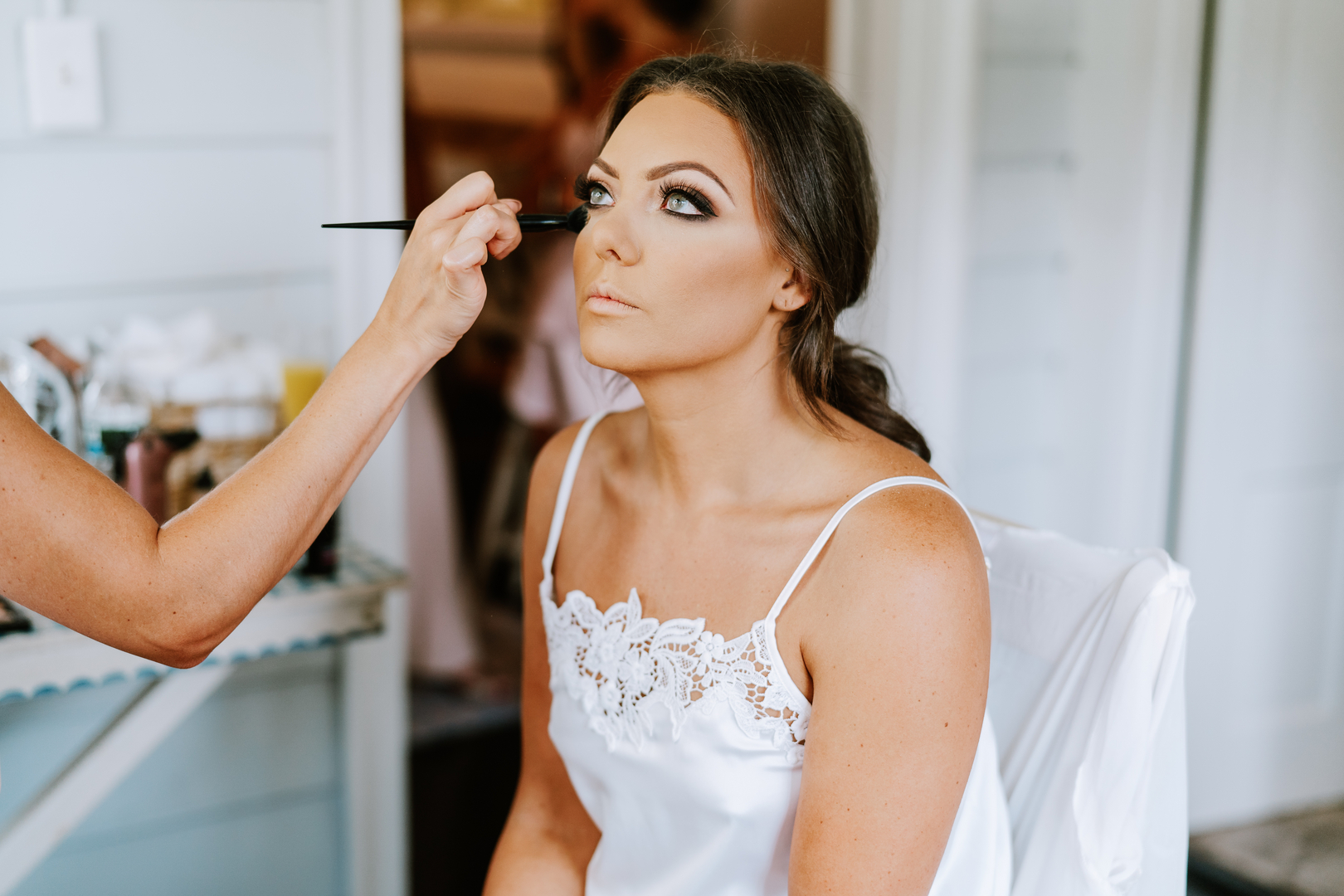 Bridal makeup by Jacqueline Cole