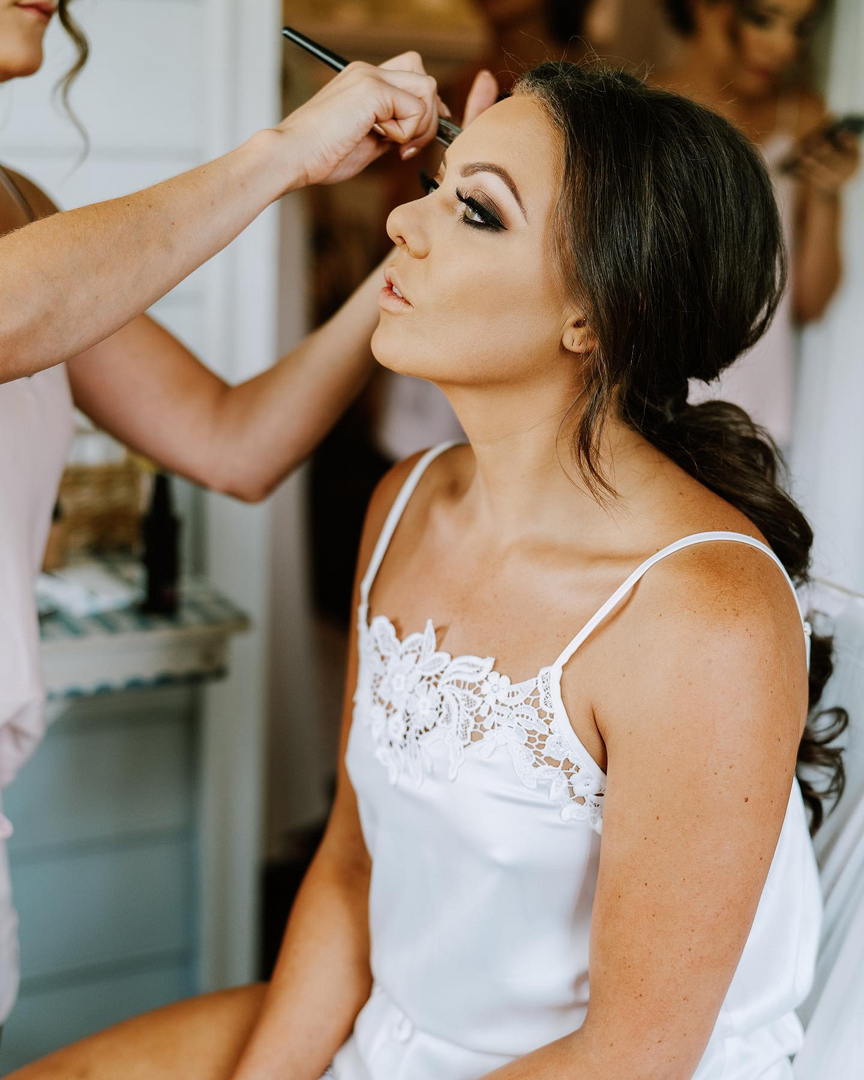 Bridal makeup by Jacqueline Cole