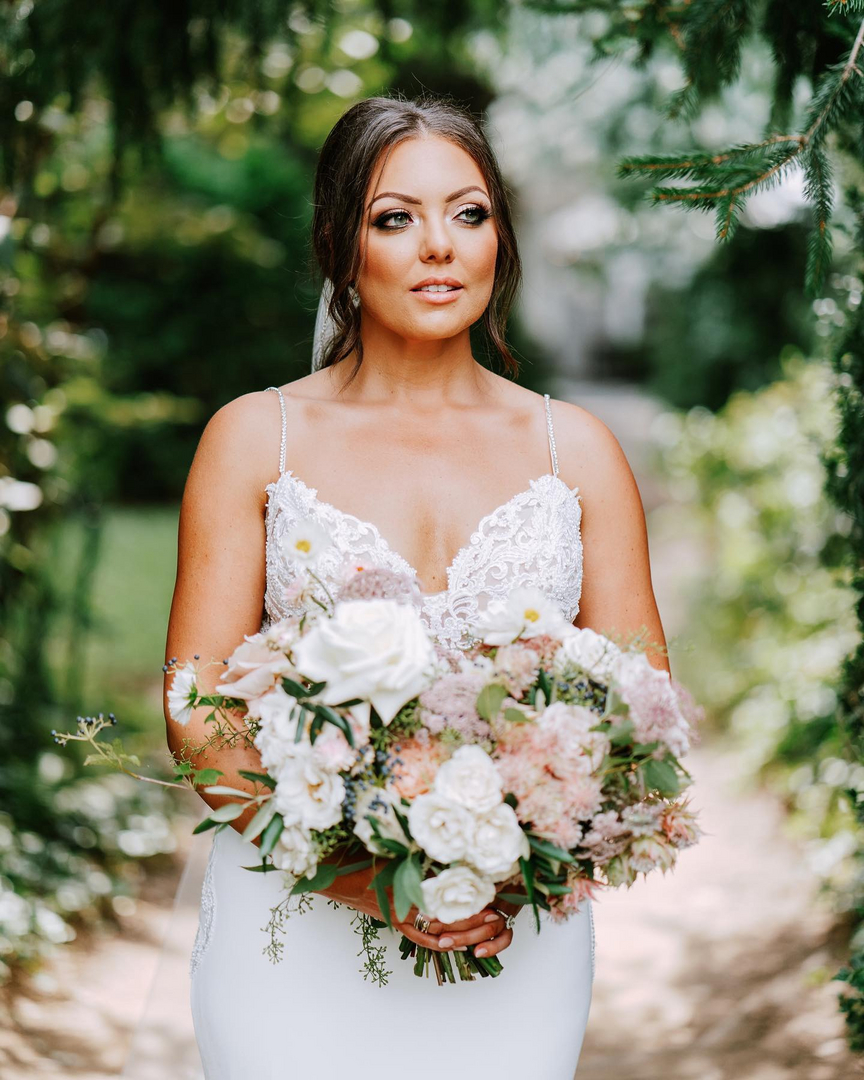 Bridal makeup by Jacqueline Cole