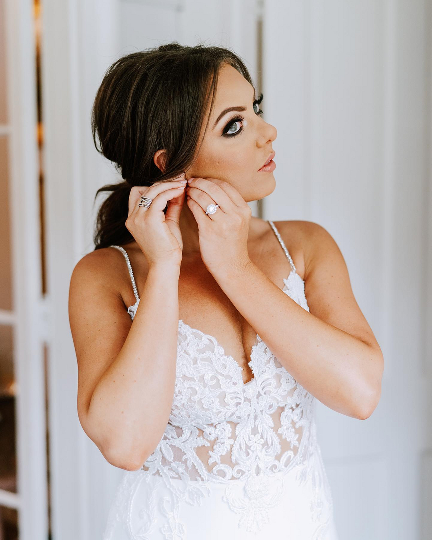Bridal makeup by Jacqueline Cole