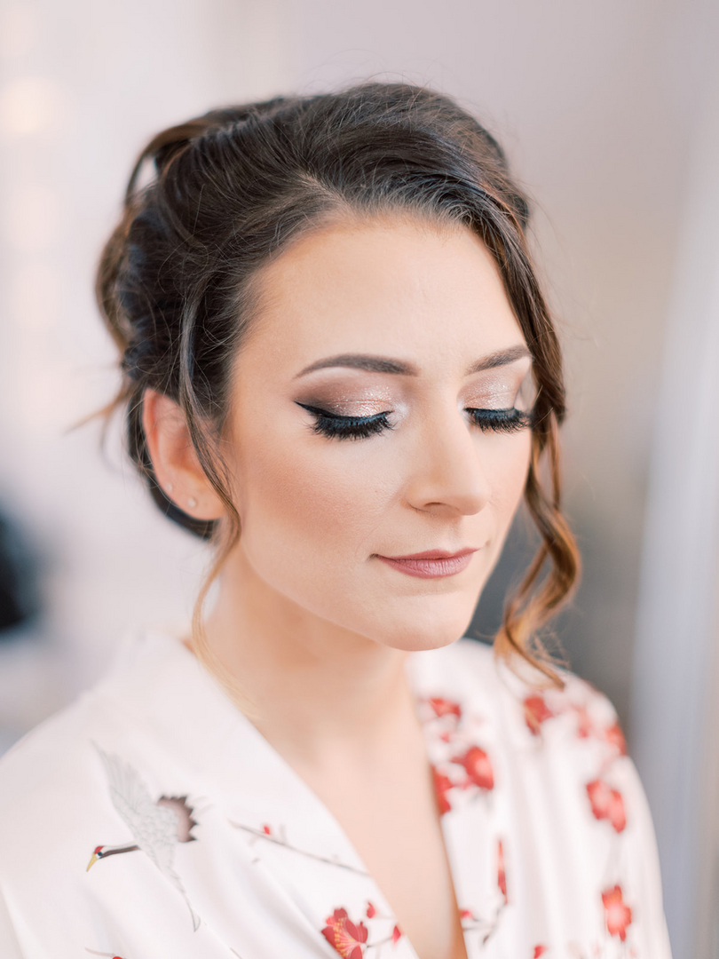 Bridal makeup by Jacqueline Cole