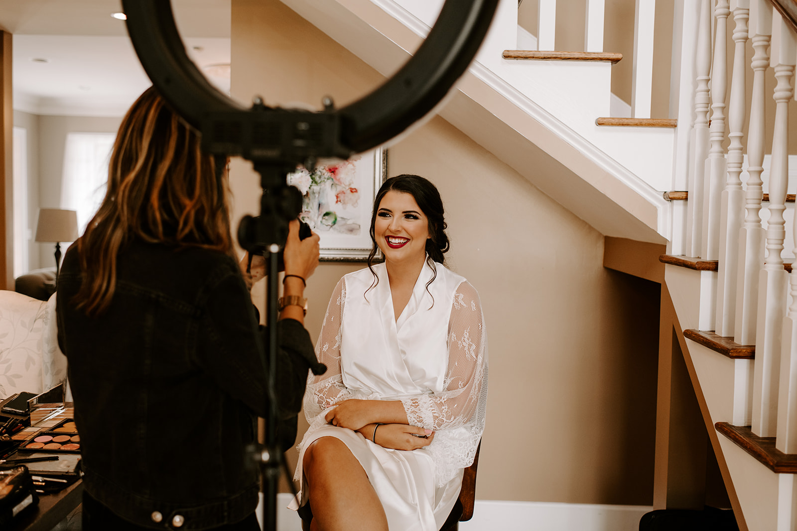 Bridal makeup by Jacqueline Cole