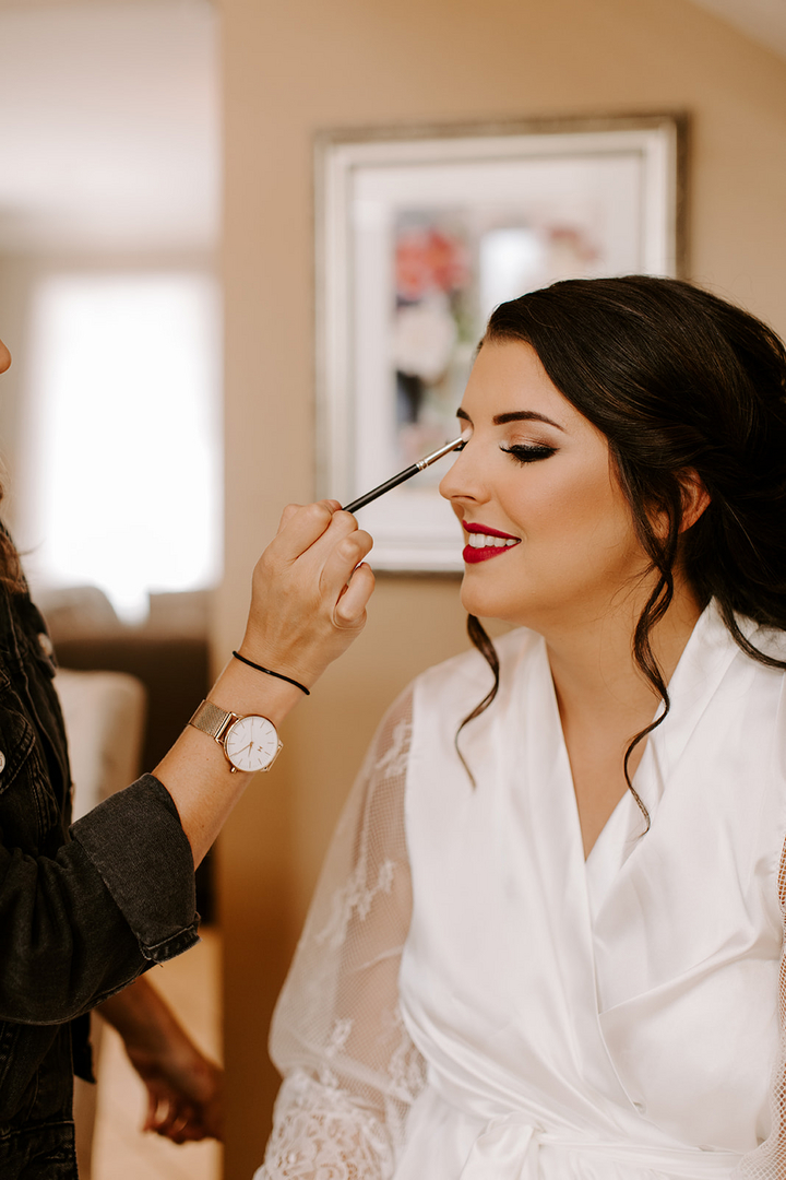 Bridal makeup by Jacqueline Cole