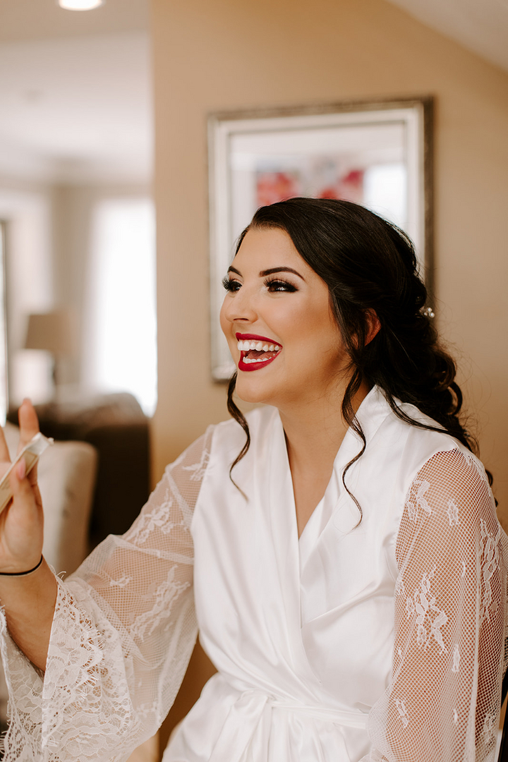 Bridal makeup by Jacqueline Cole
