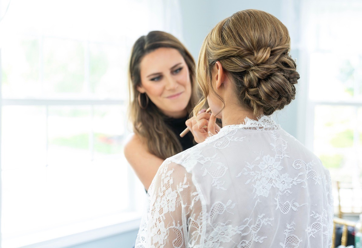 Bridal makeup by Jacqueline Cole