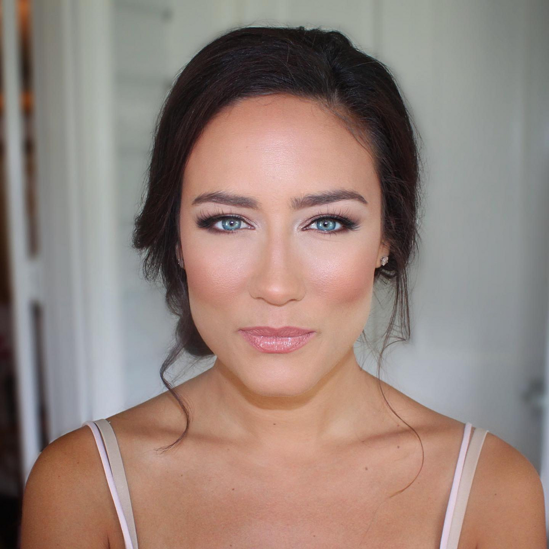 Glam makeup by Jacqueline Cole