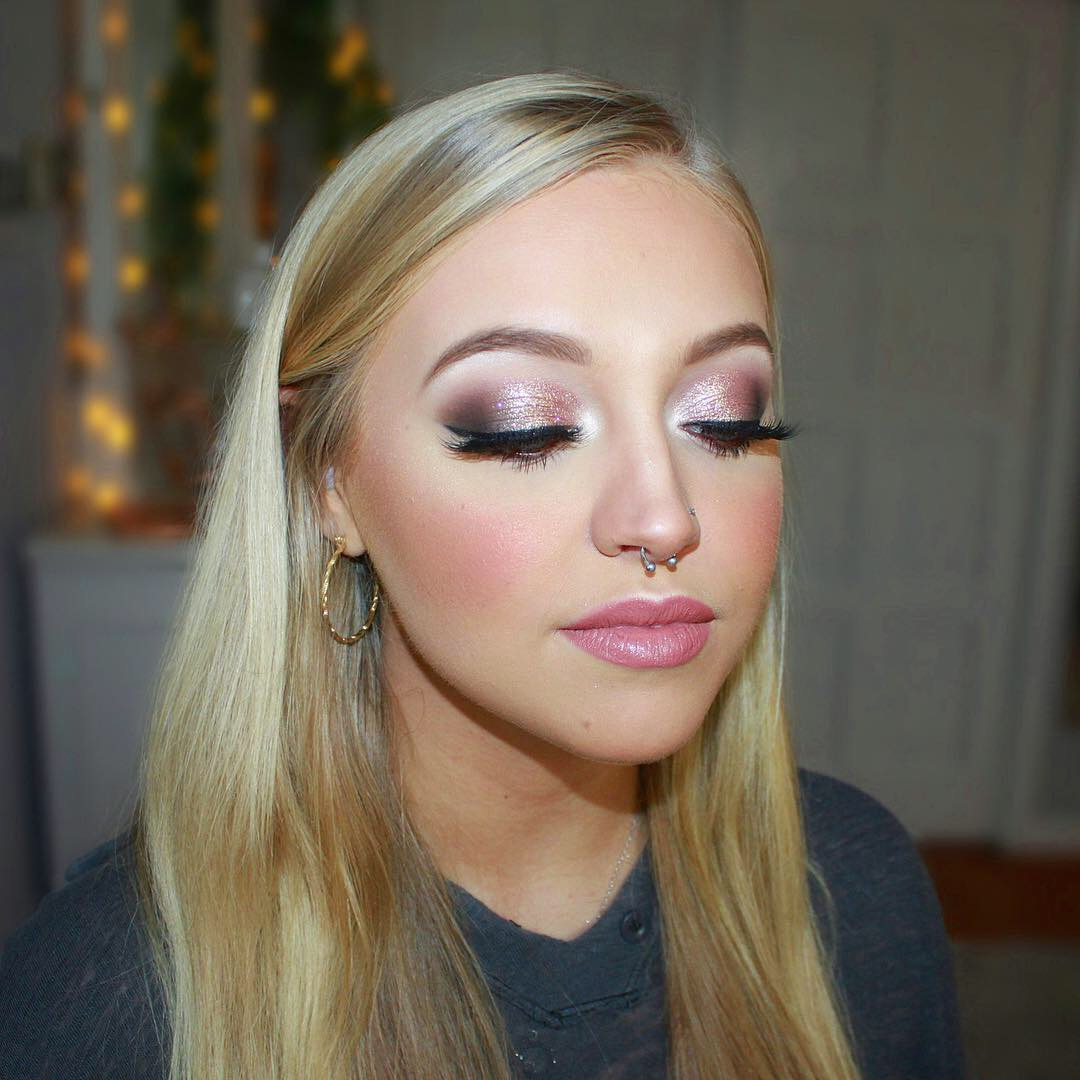 Glam makeup by Jacqueline Cole