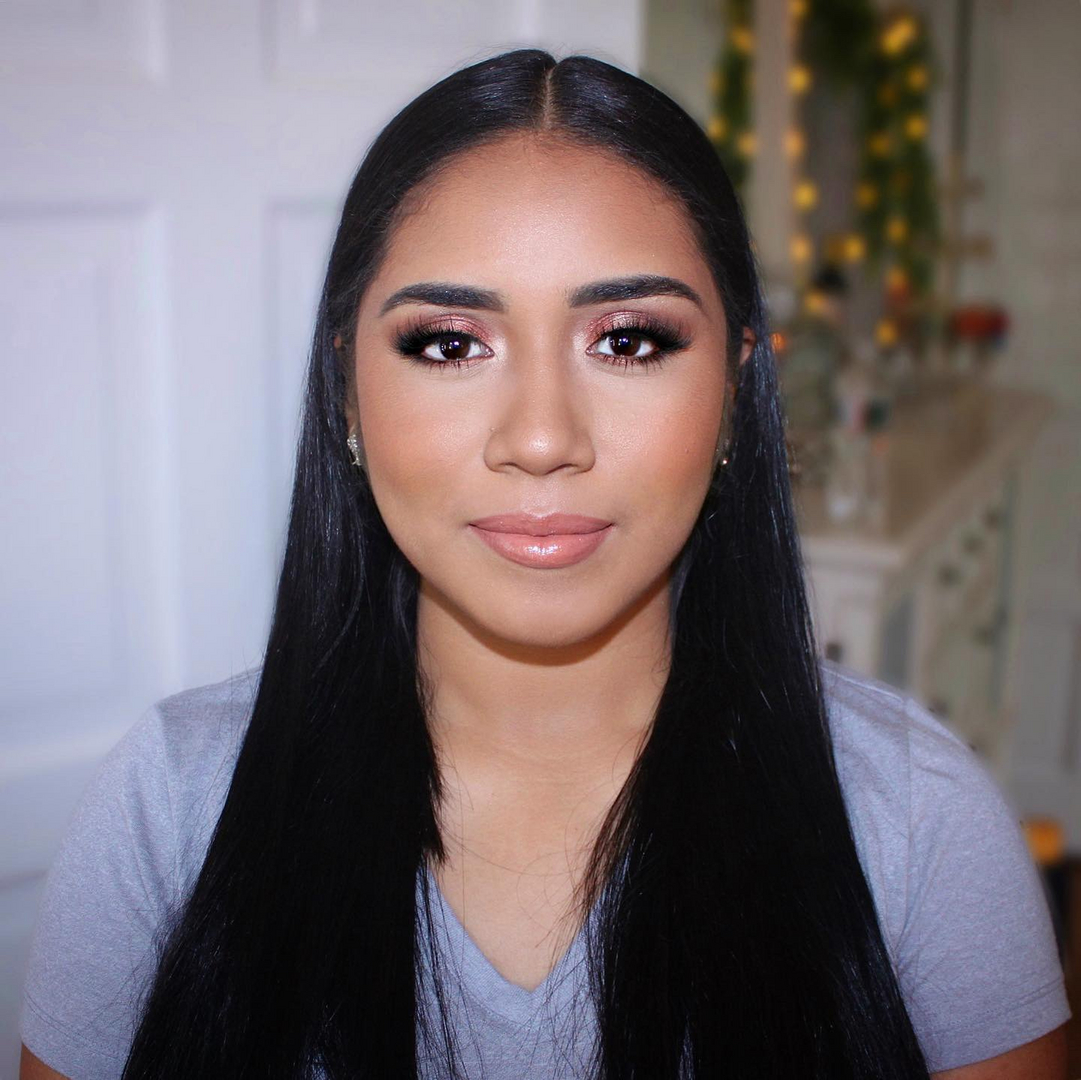 Glam makeup by Jacqueline Cole